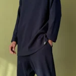 Pull Ottoman côtelé